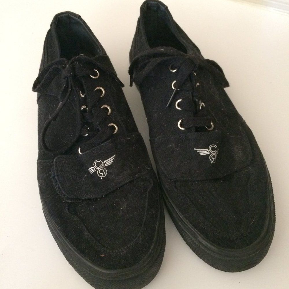 Creative Recreation Black Canvas Casual Shoes Men's 10.5